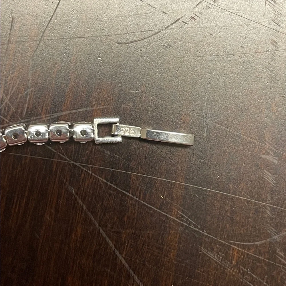 Sterling silver 4mm tennis necklace 18”